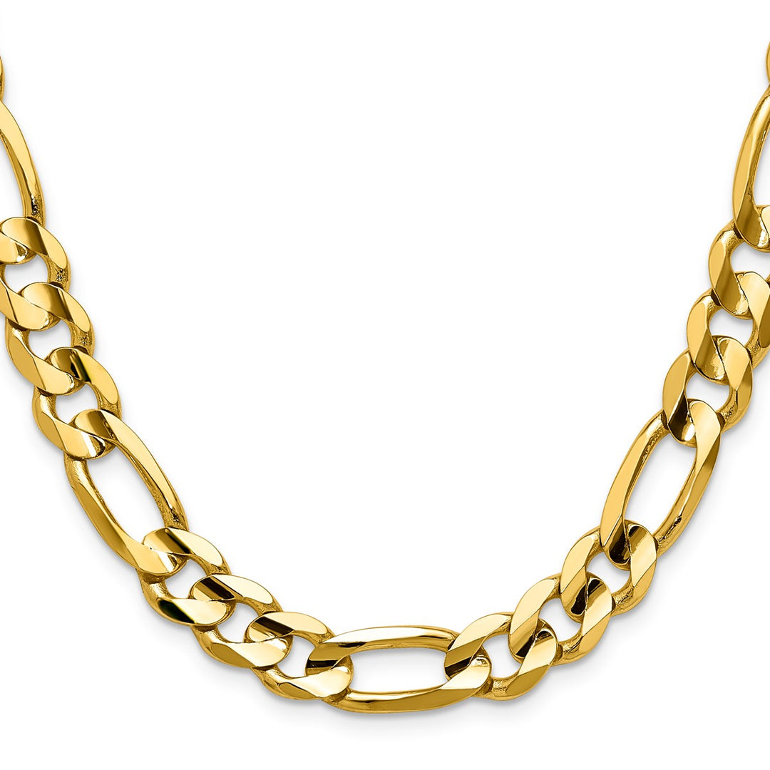 Gold 10mm Figaro Chain, 24