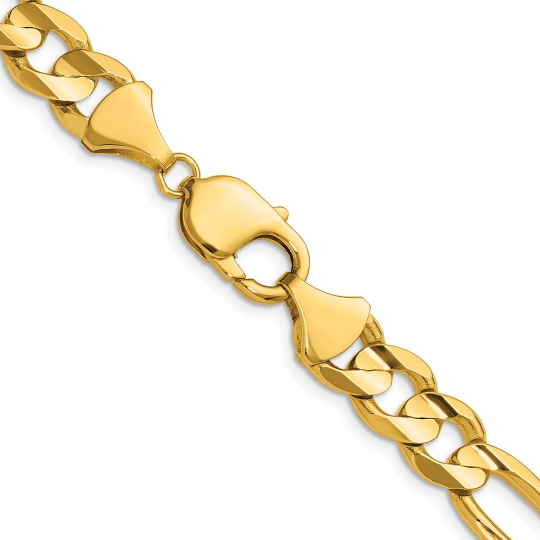 Gold 10mm Figaro Chain, 24