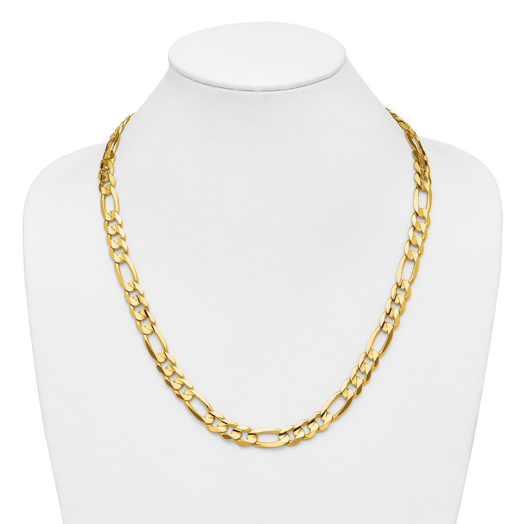 Gold 10mm Figaro Chain, 24