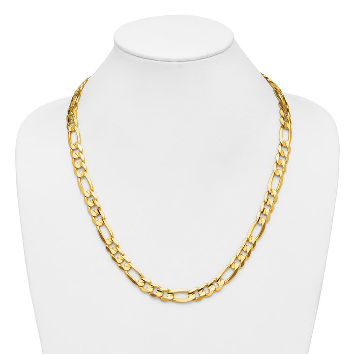 Gold 10mm Figaro Chain, 24"