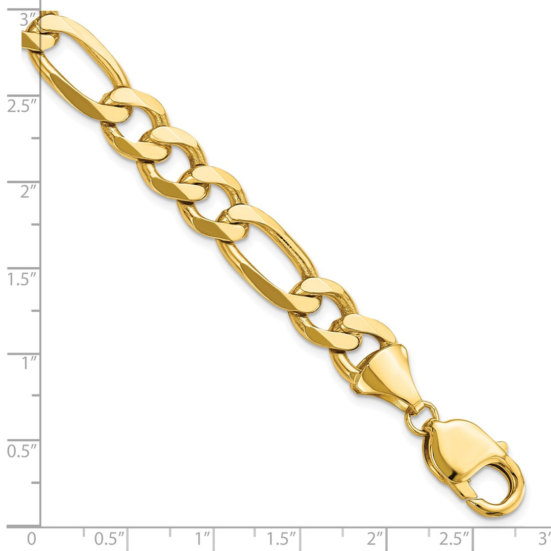 Gold 10mm Figaro Chain, 8