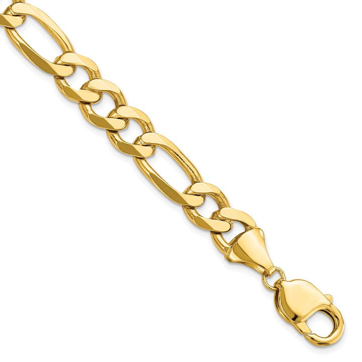 Gold 10mm Figaro Chain, 8"