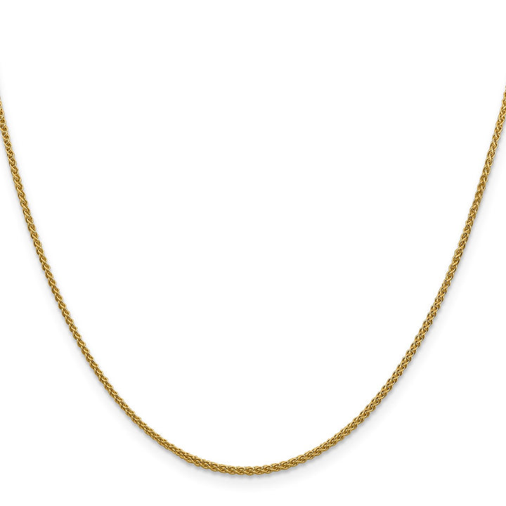 Gold 1.5mm Spiga (Wheat) Chain, 18"
