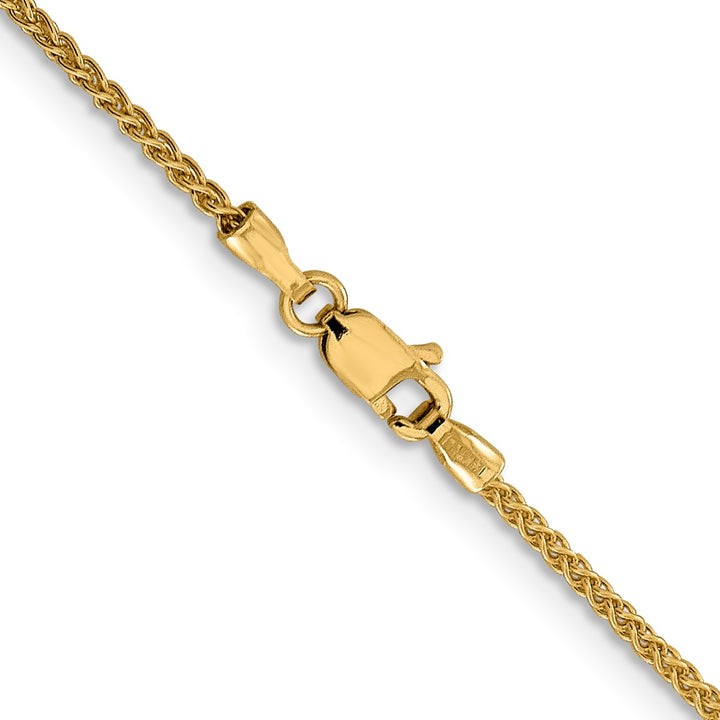 Gold 1.5mm Spiga (Wheat) Chain, 18"