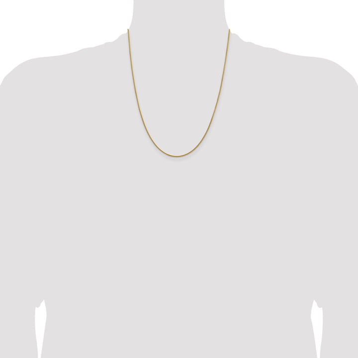 Gold 1.5mm Spiga (Wheat) Chain, 22"
