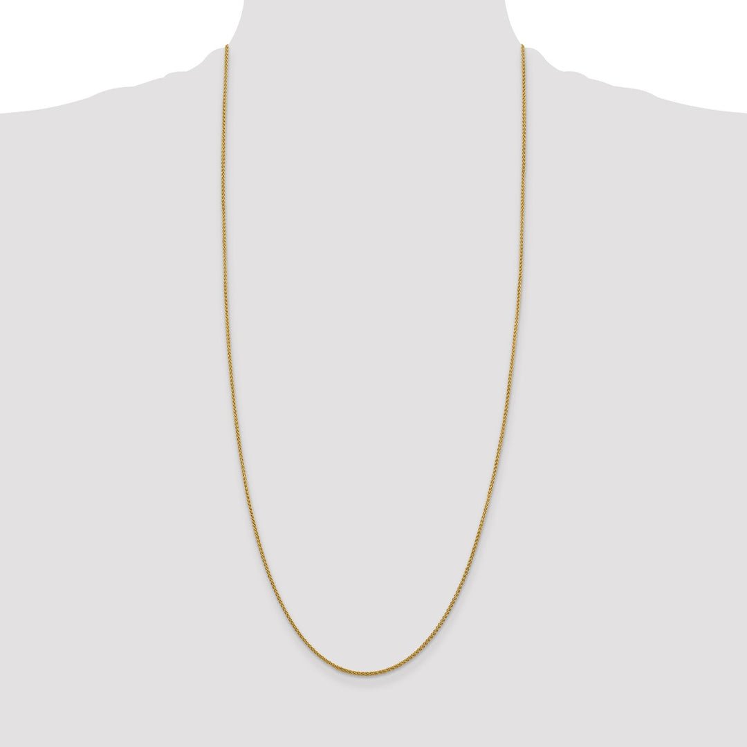 Gold 1.5mm Spiga (Wheat) Chain, 30