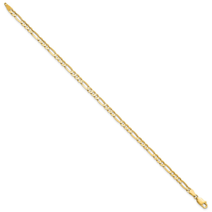 Gold 4mm Figaro Chain, 7"