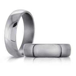 6.5MM POLISHED TANTALUM BAND - Alternative Metal Bands - Design Jewellers Edmonton