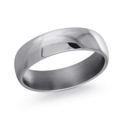 6.5MM POLISHED TANTALUM BAND - Alternative Metal Bands - Design Jewellers Edmonton
