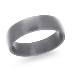 6MM TANTALUM SATIN FINISHED BAND - Alternative Metal Bands - Design Jewellers Edmonton