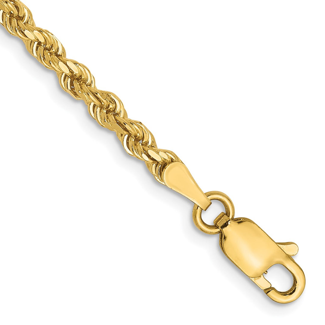 Gold 2.75mm Rope Chain, 7"