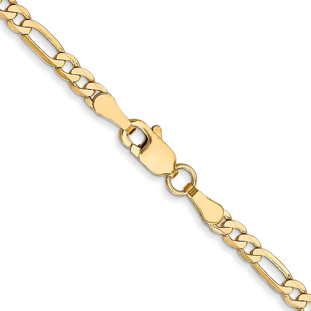 Gold 2.75mm Figaro Chain, 22