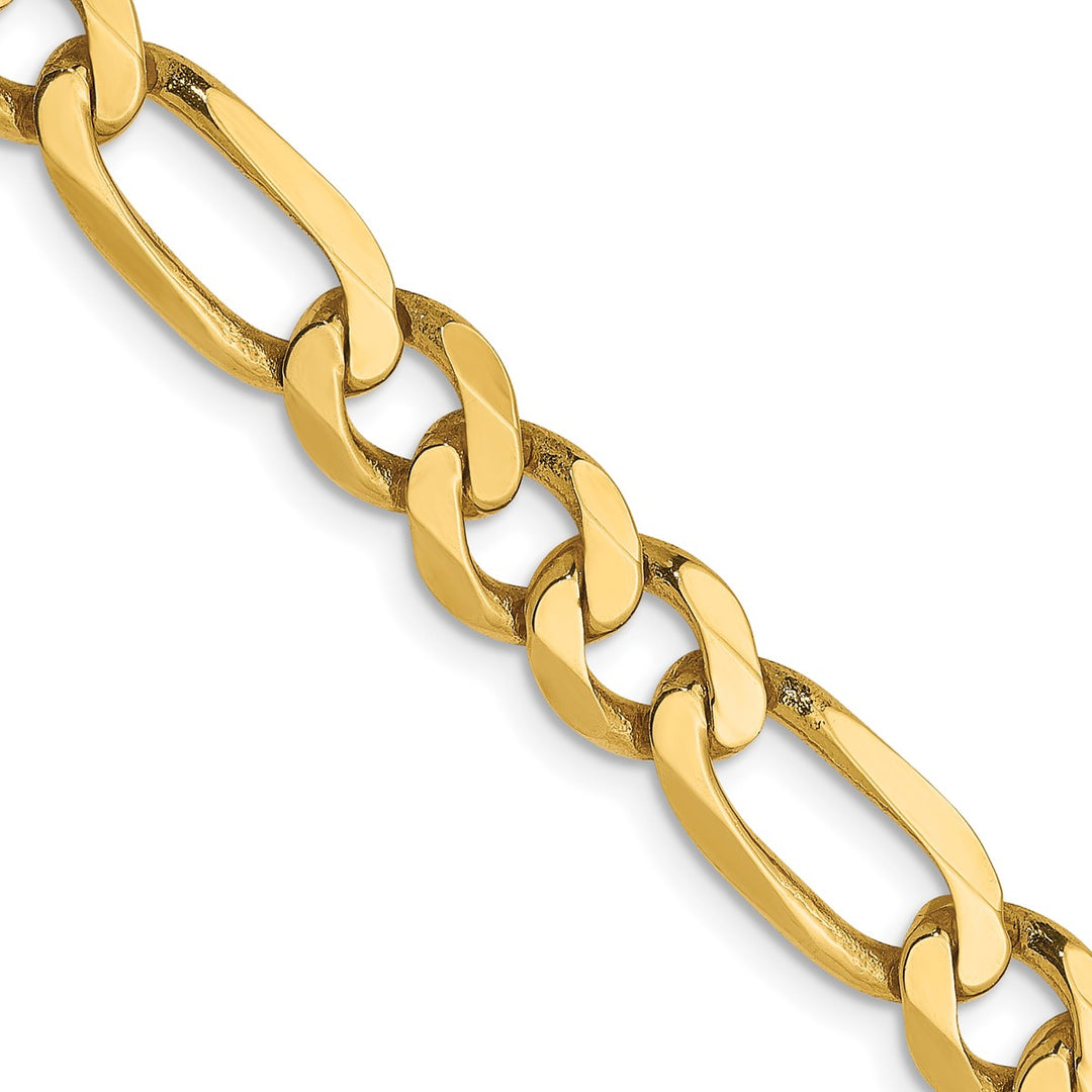 Gold 6mm Figaro Chain, 20"