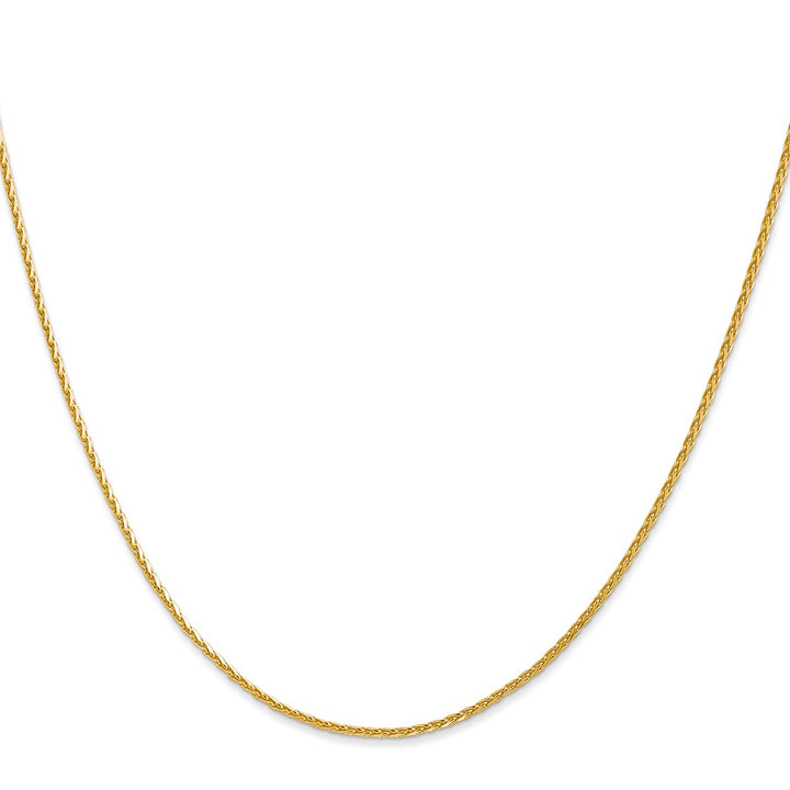 Gold 1.3mm Spiga (Wheat) Chain, 18"