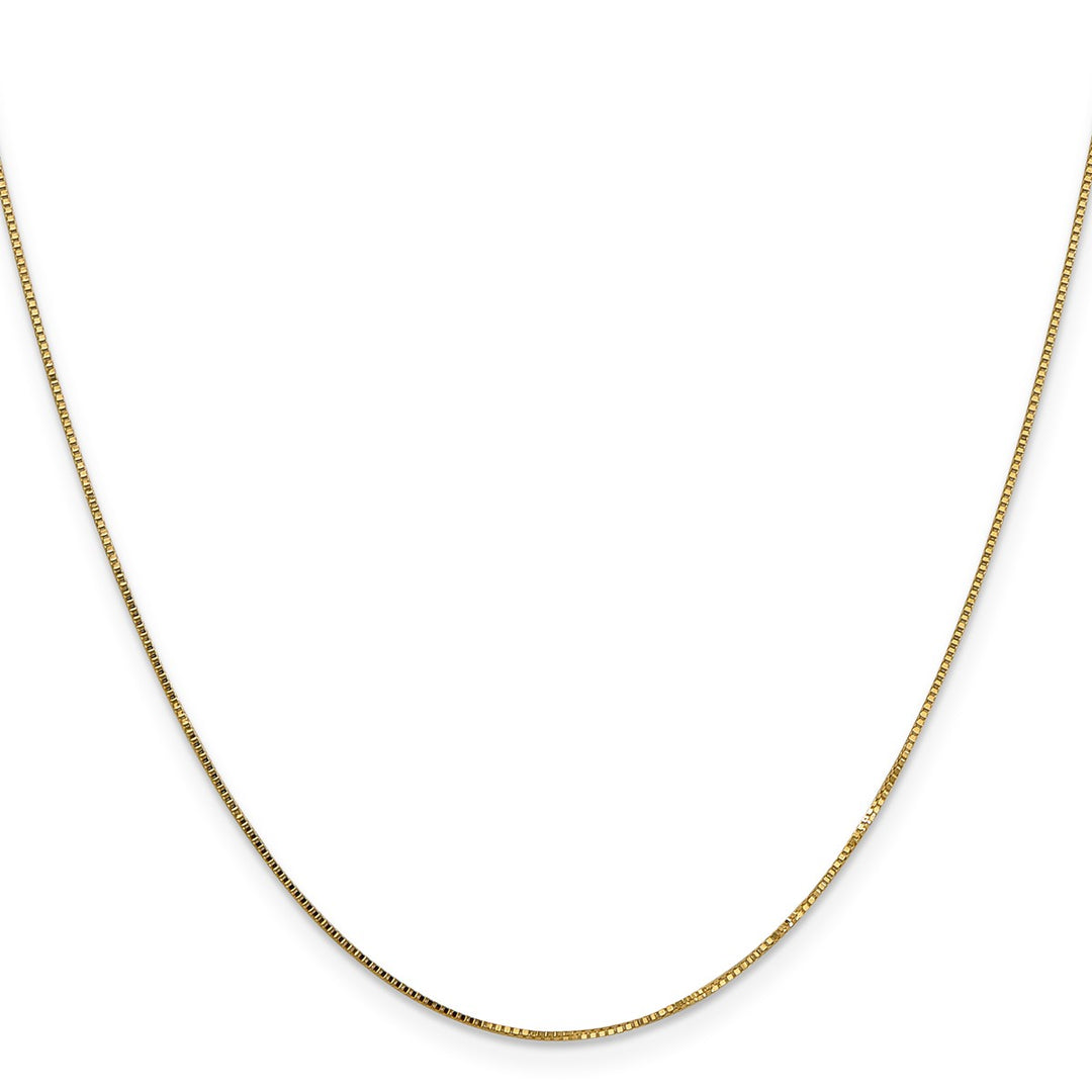 Gold 0.8mm Box Chain, 20