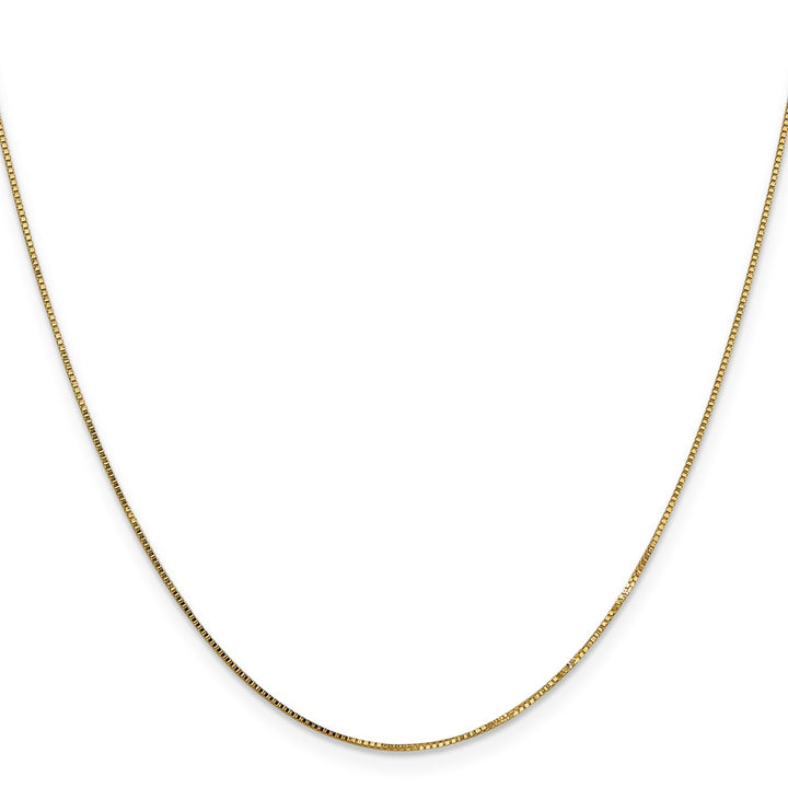 Gold 0.8mm Box Chain, 20"