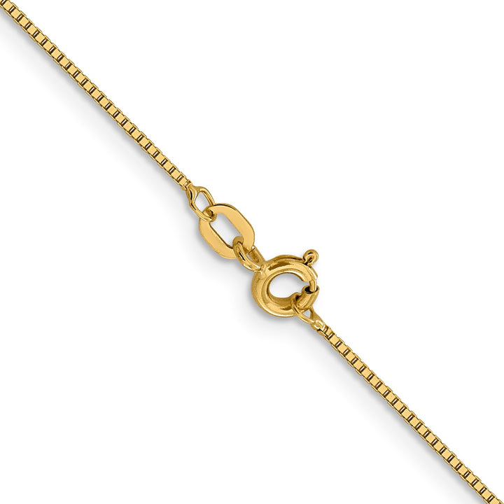 Gold 0.8mm Box Chain, 20"