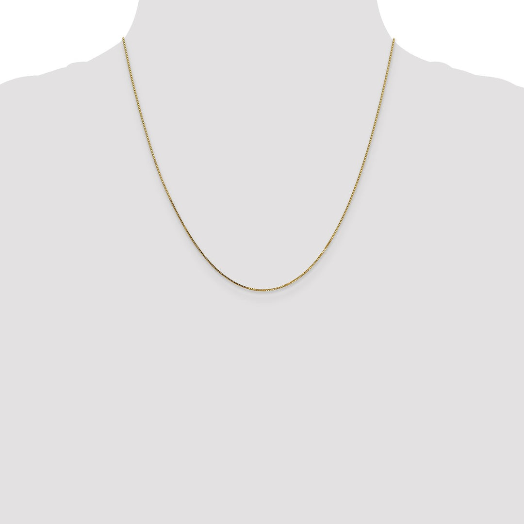 Gold 0.8mm Box Chain, 20