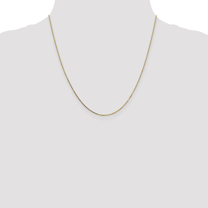Gold 0.8mm Box Chain, 20"