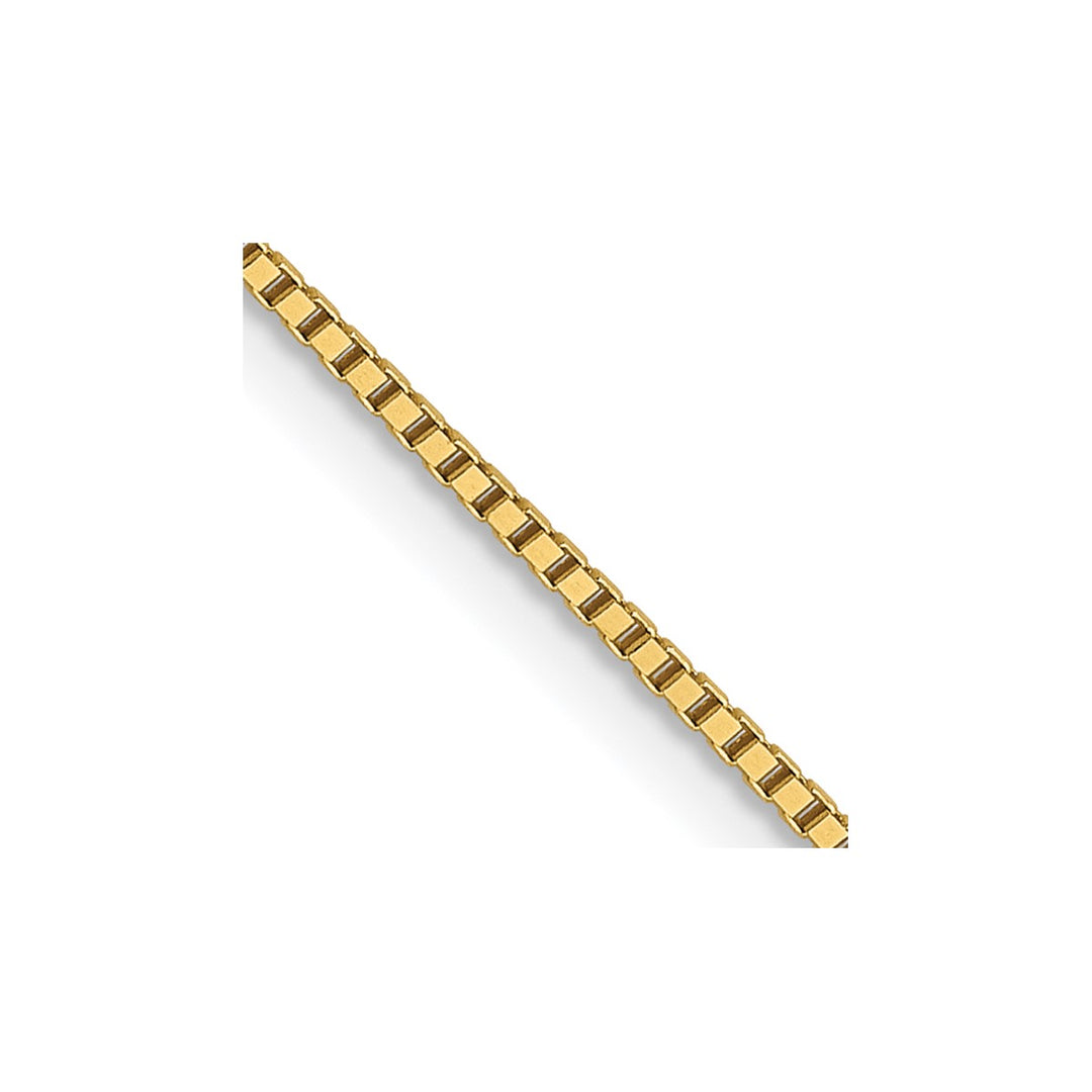 Gold 0.8mm Box Chain, 20