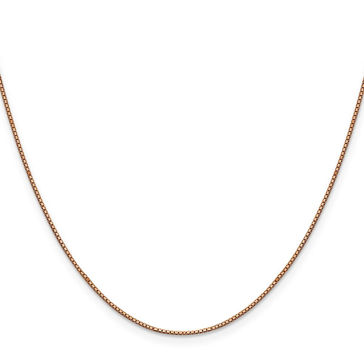 Gold 0.8mm Box Chain, 22"