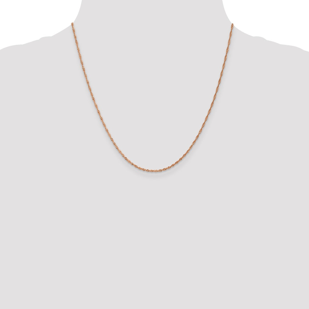 Gold 1mm Singapore Chain, 20
