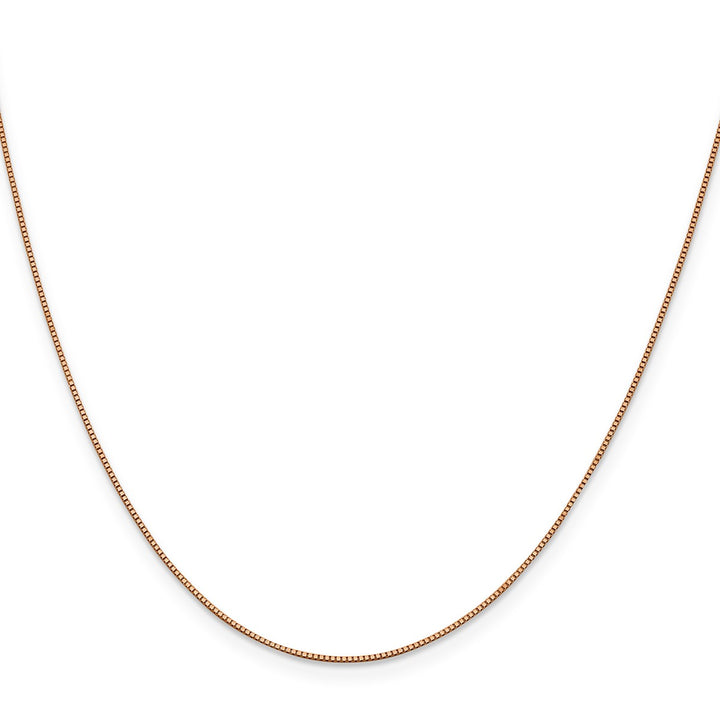 Gold 0.7mm Box Chain, 22"