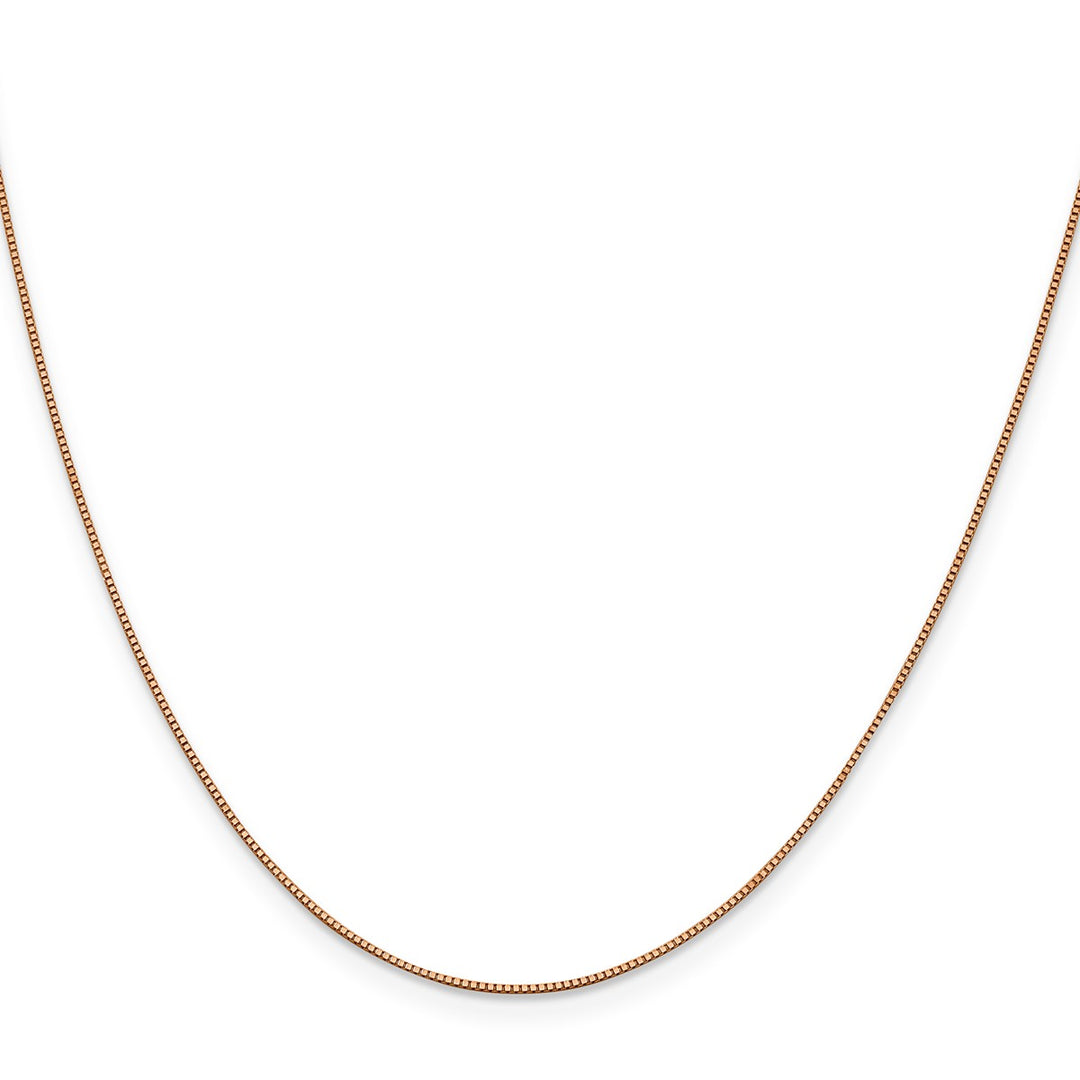 Gold 0.7mm Box Chain, 20