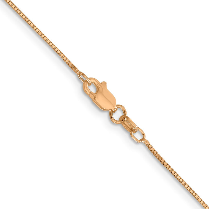 Gold 0.7mm Box Chain, 22"