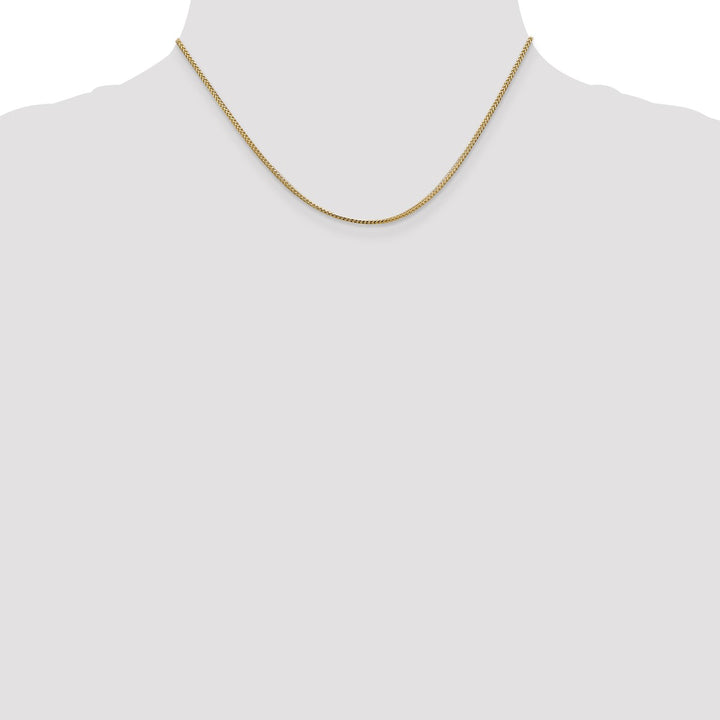 Gold 1.1mm Franco Chain, 16"