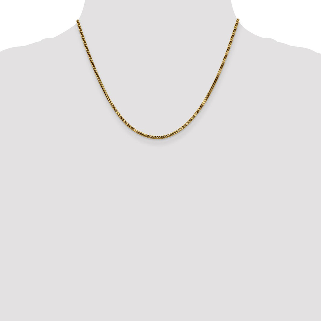 Gold 2mm Franco Chain, 18