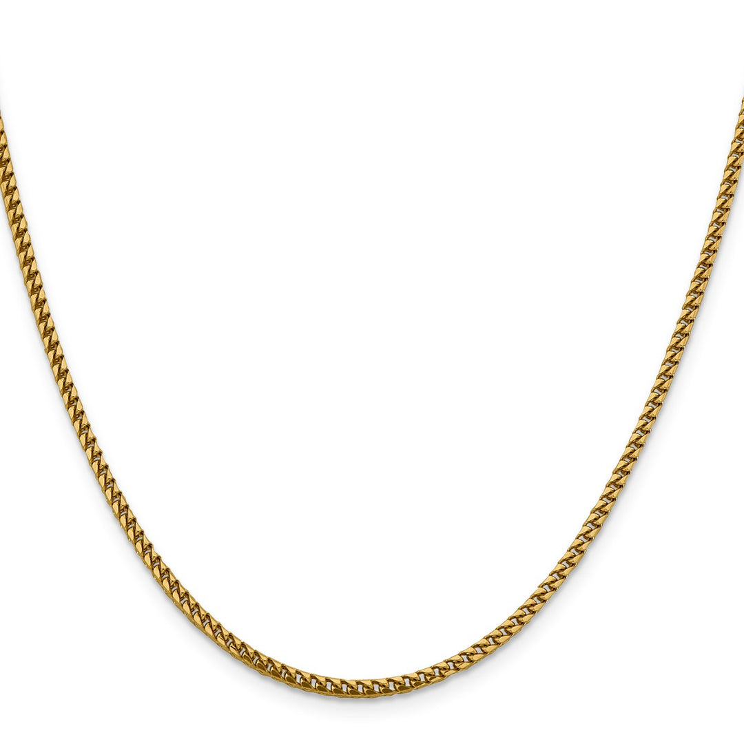 Gold 2.4mm Franco Chain, 24