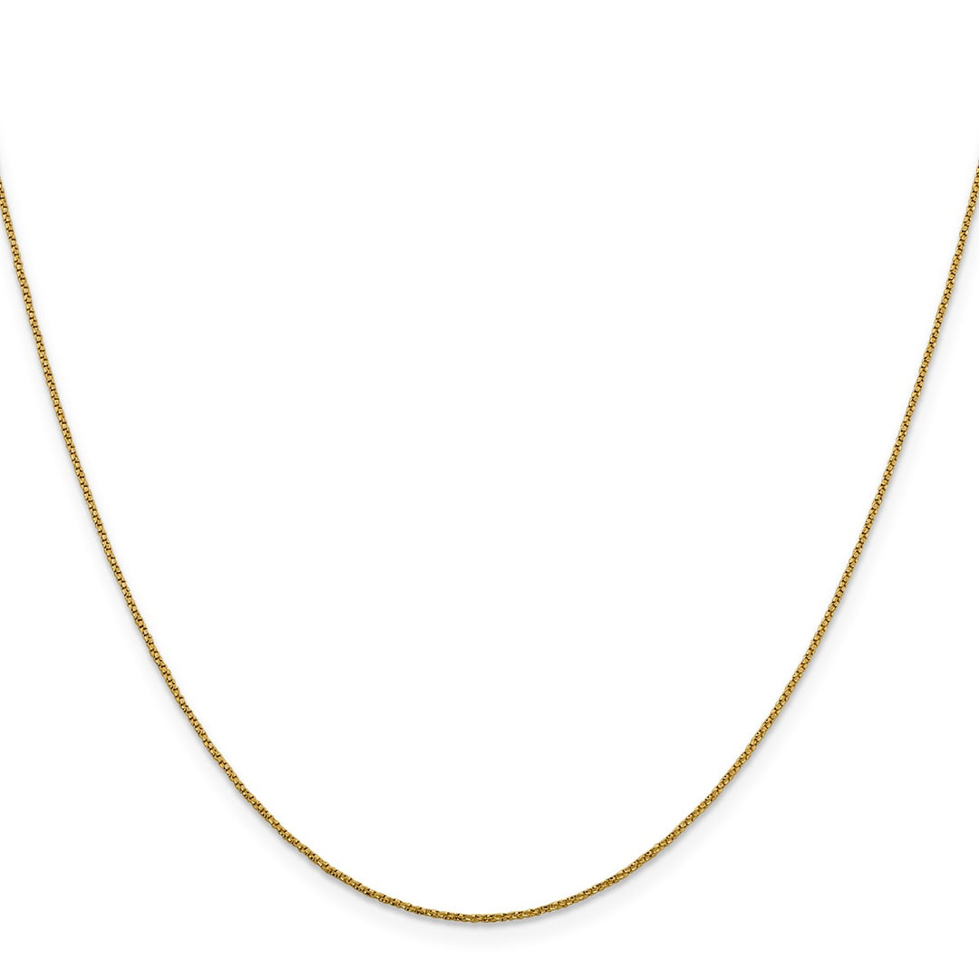 Gold 0.9mm Box Chain, 16