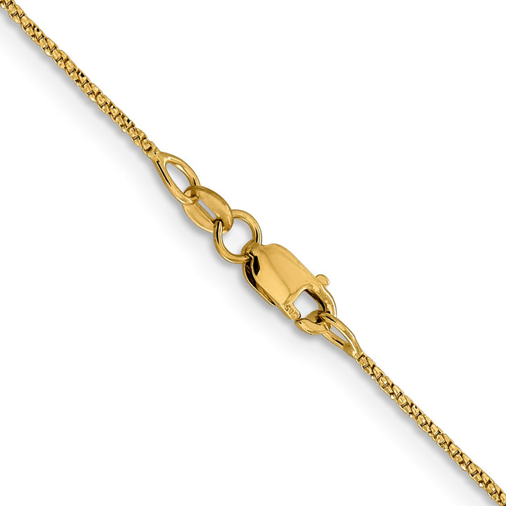 Gold 0.9mm Box Chain, 16"