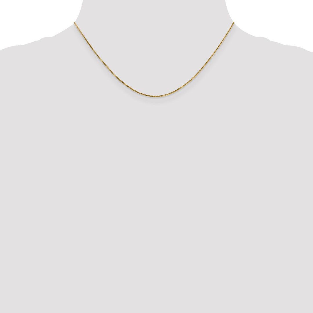 Gold 0.9mm Box Chain, 16