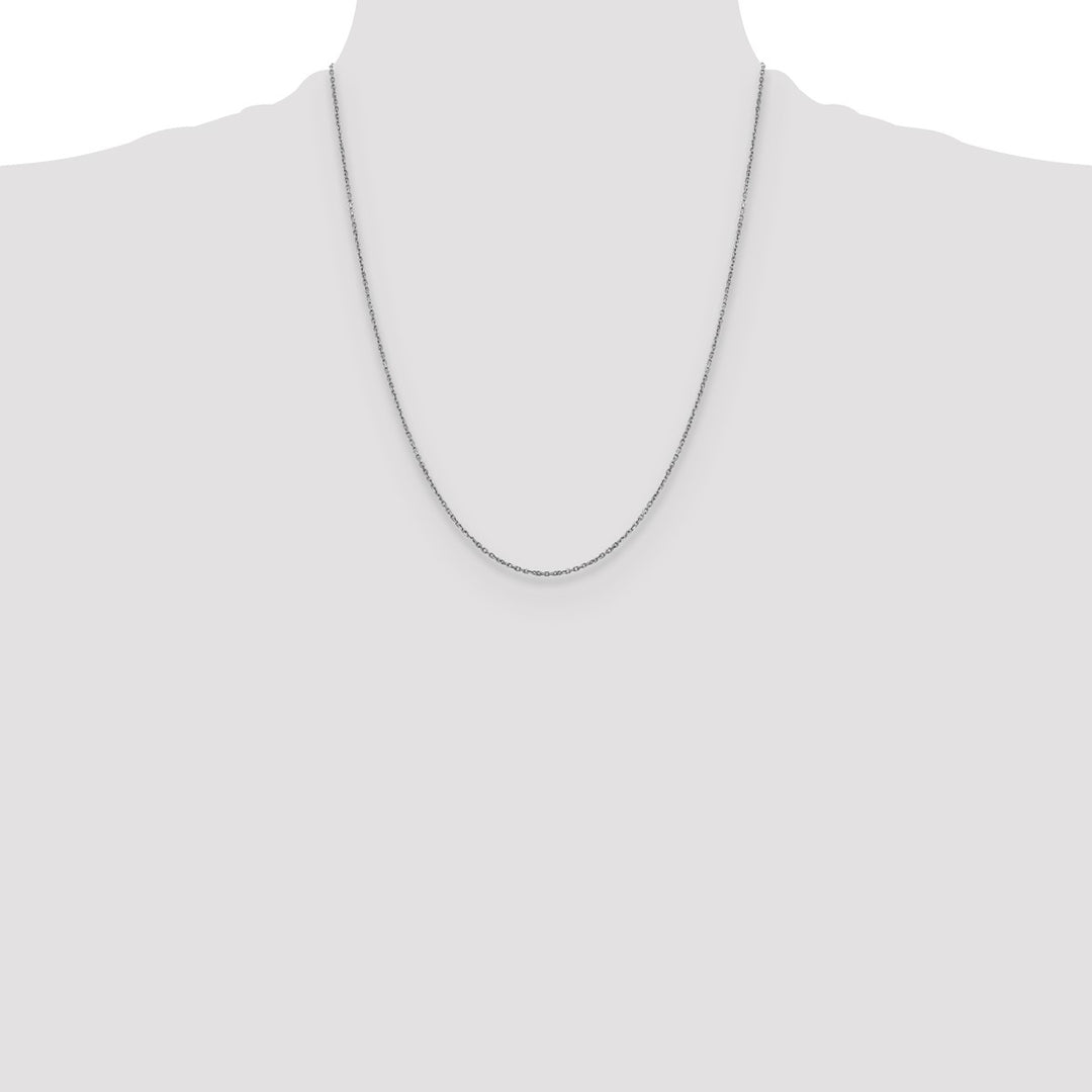 Gold 1.25mm Rolo Chain, 22