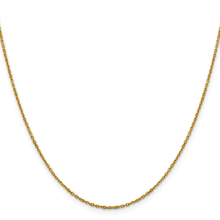 Gold 1.25mm Rolo Chain, 22"