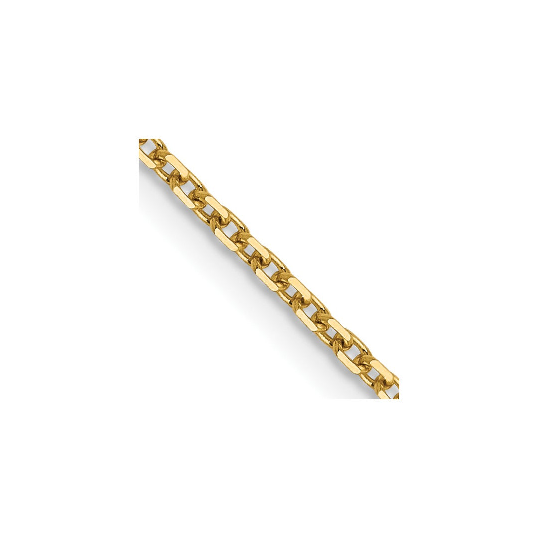 Gold 1.25mm Rolo Chain, 22"