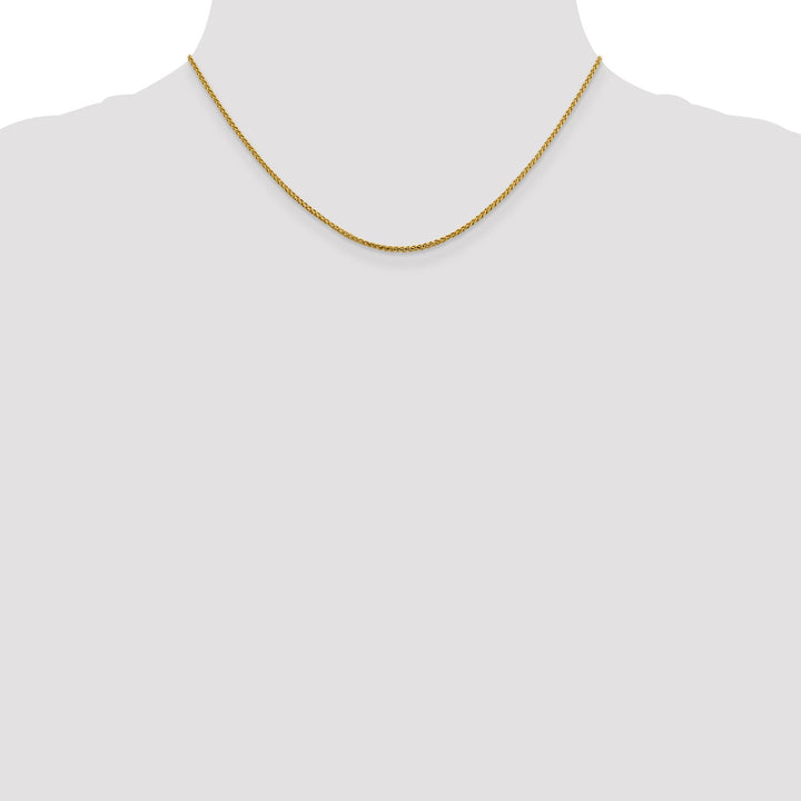 Gold 1.4mm Franco Chain, 16"