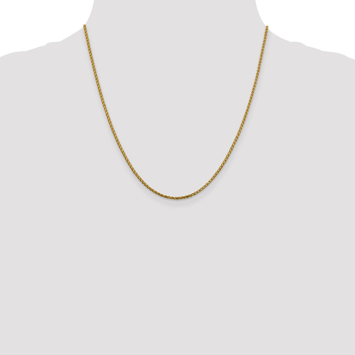 Gold 1.6mm Franco Chain, 20"