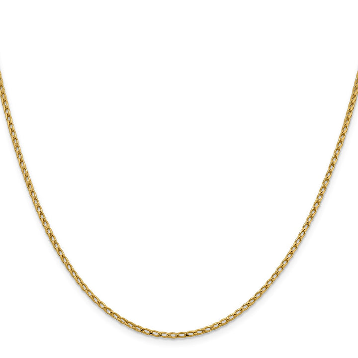 Gold 2.1mm Franco Chain, 20"
