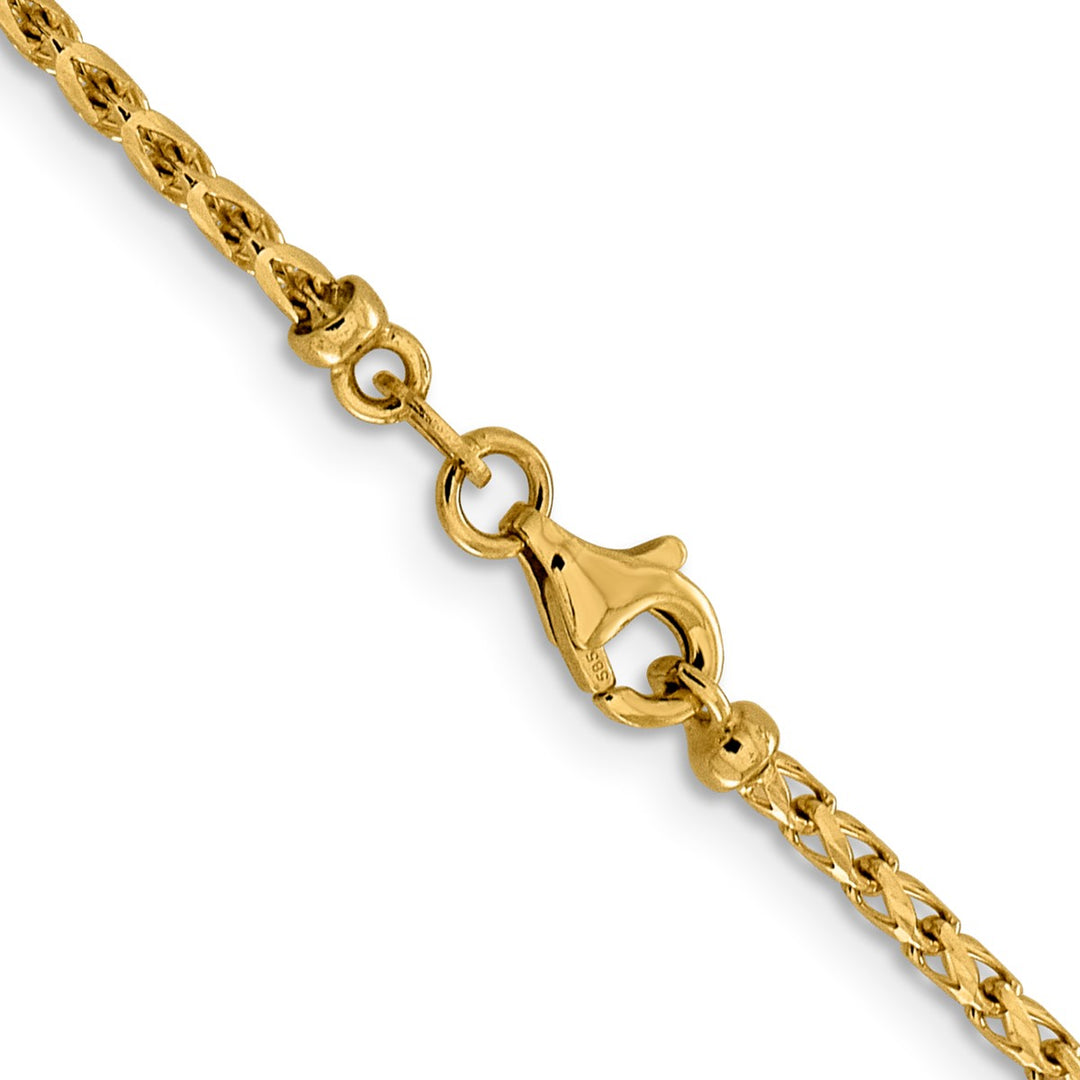Gold 2.1mm Franco Chain, 24
