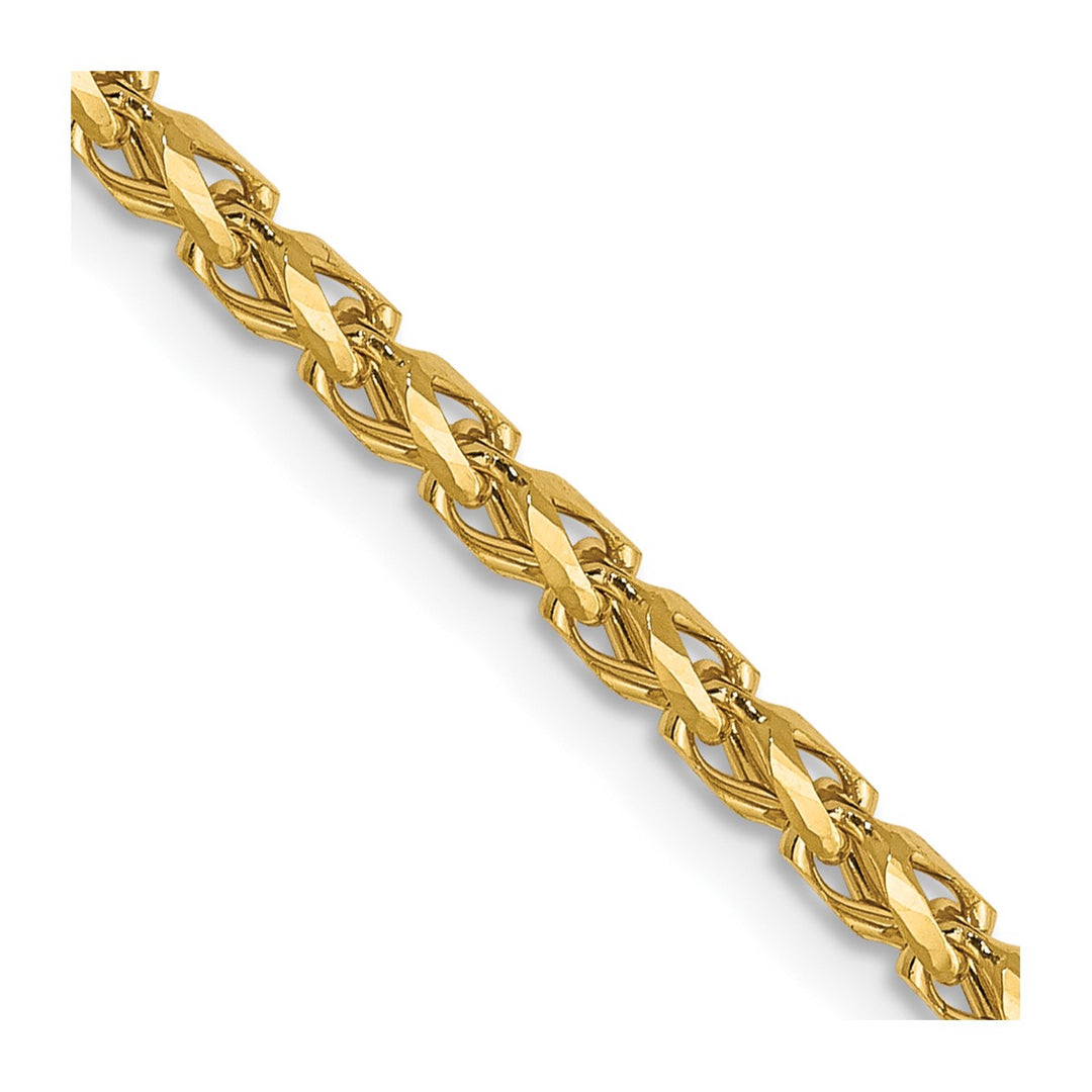 Gold 2.1mm Franco Chain, 20"