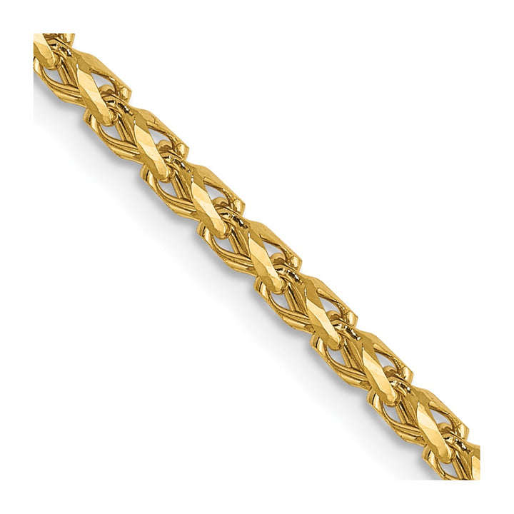Gold 2.1mm Franco Chain, 24"