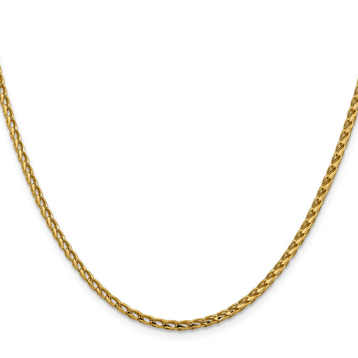 Gold 2.45mm Franco Chain, 18"