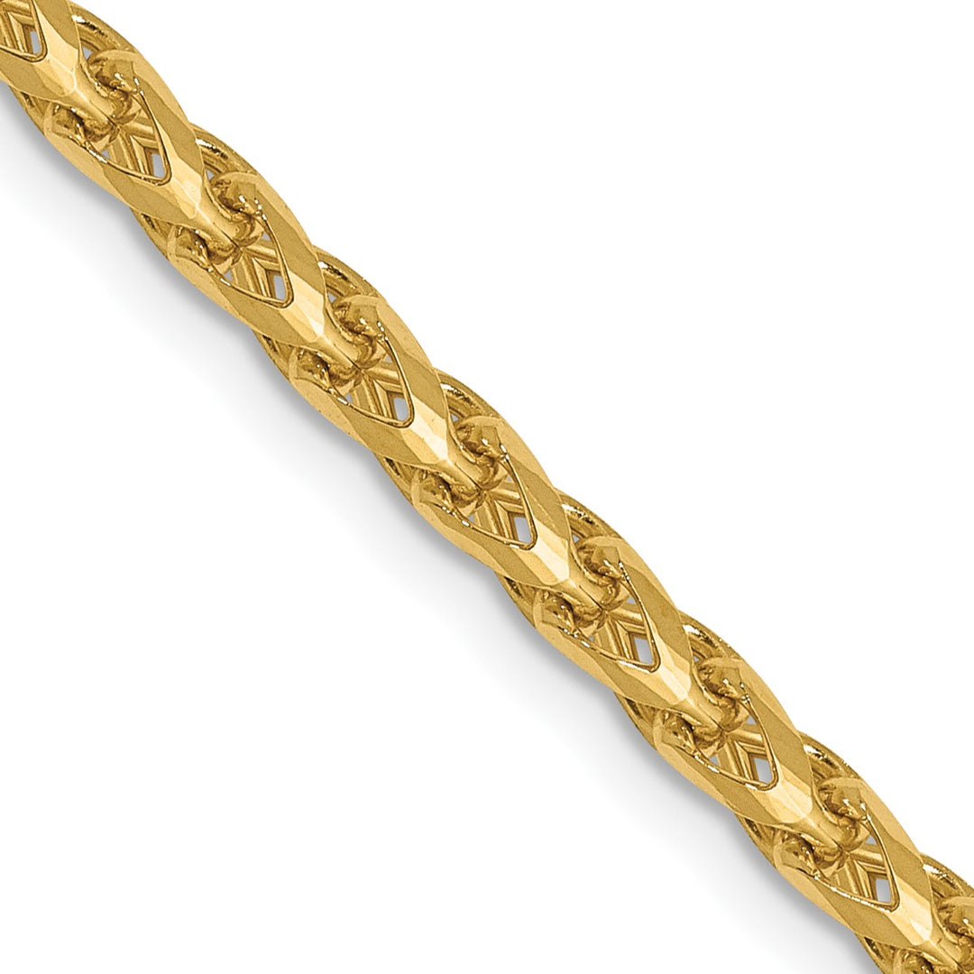 Gold 2.45mm Franco Chain, 24"
