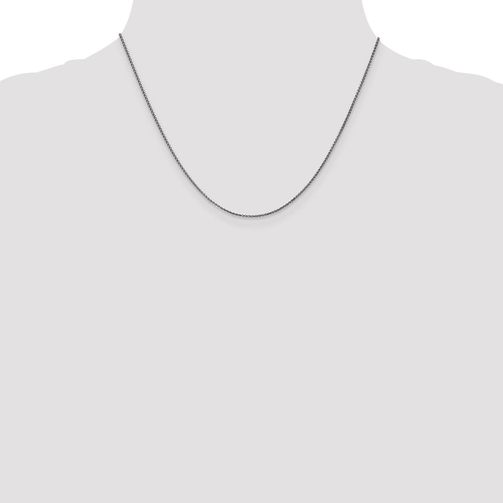 Gold 1.2mm Spiga (Wheat) Chain, 18"