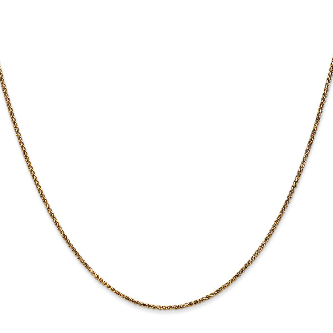 Gold 1.2mm Spiga (Wheat) Chain, 18