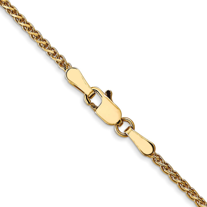 Gold 1.4mm Spiga (Wheat) Chain, 20"
