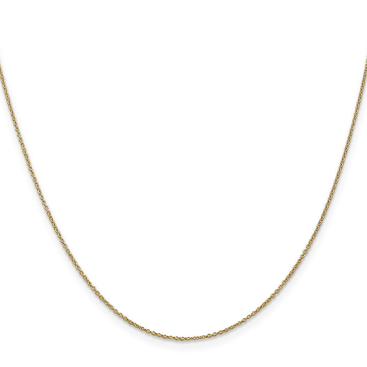 Gold 0.9mm Cable Chain, 22"